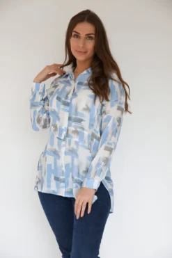 Mudflower - Brushstroke Printed Shirt