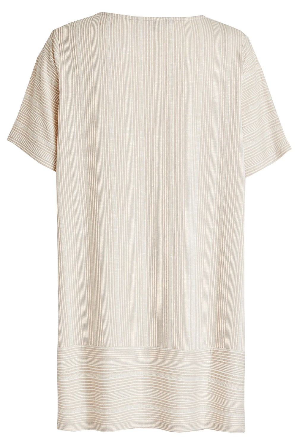 Short Sleeve Stripe Soft Touch Tunic - Image 3