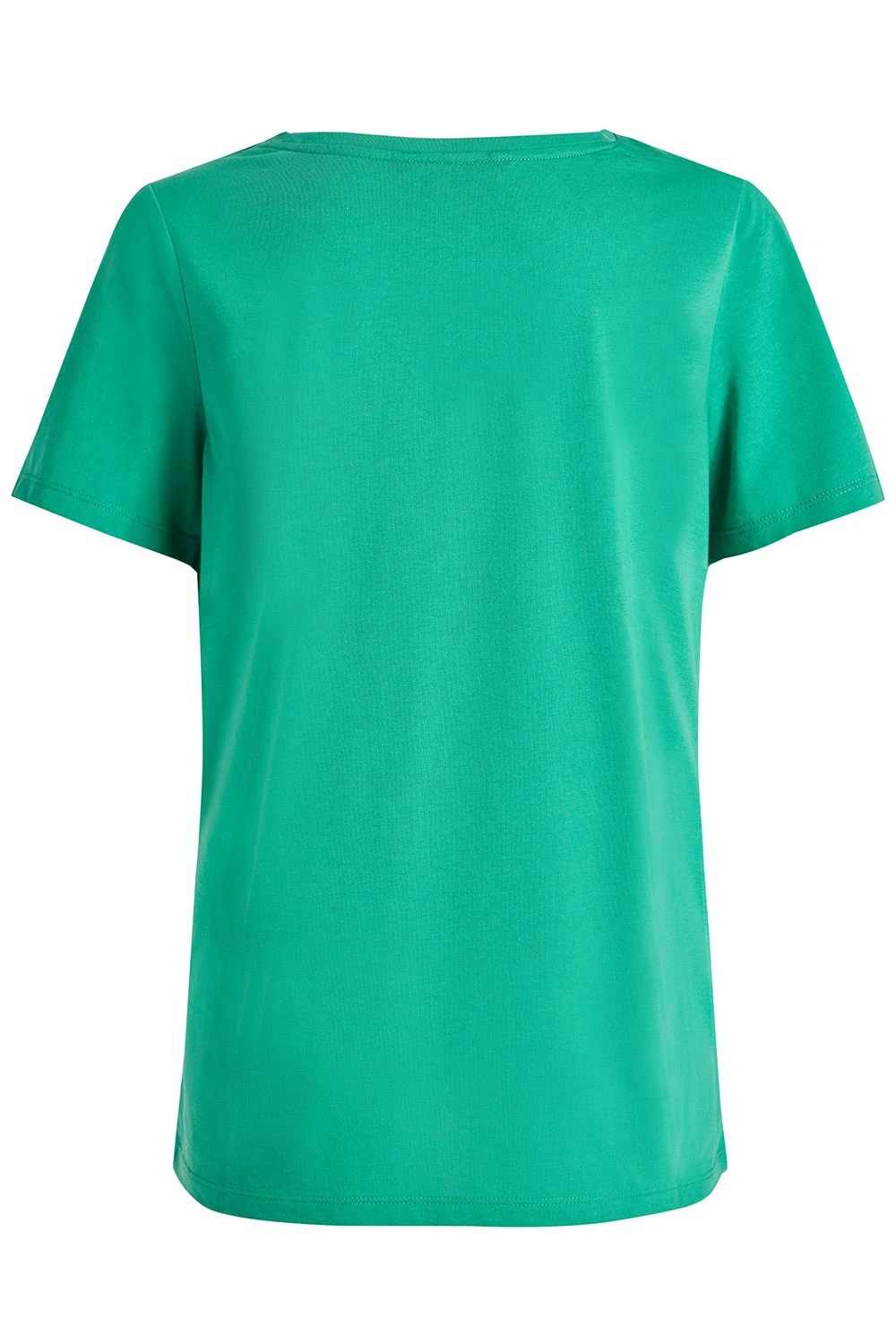 Short Sleeve Large Rose Print Woven Top - Image 3