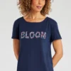 Short Sleeve Embroidered Bloom T-Shirt