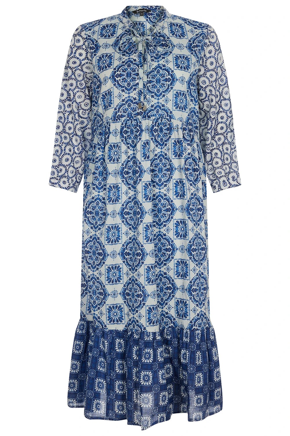 Painted Tiles Print Dress - Image 2