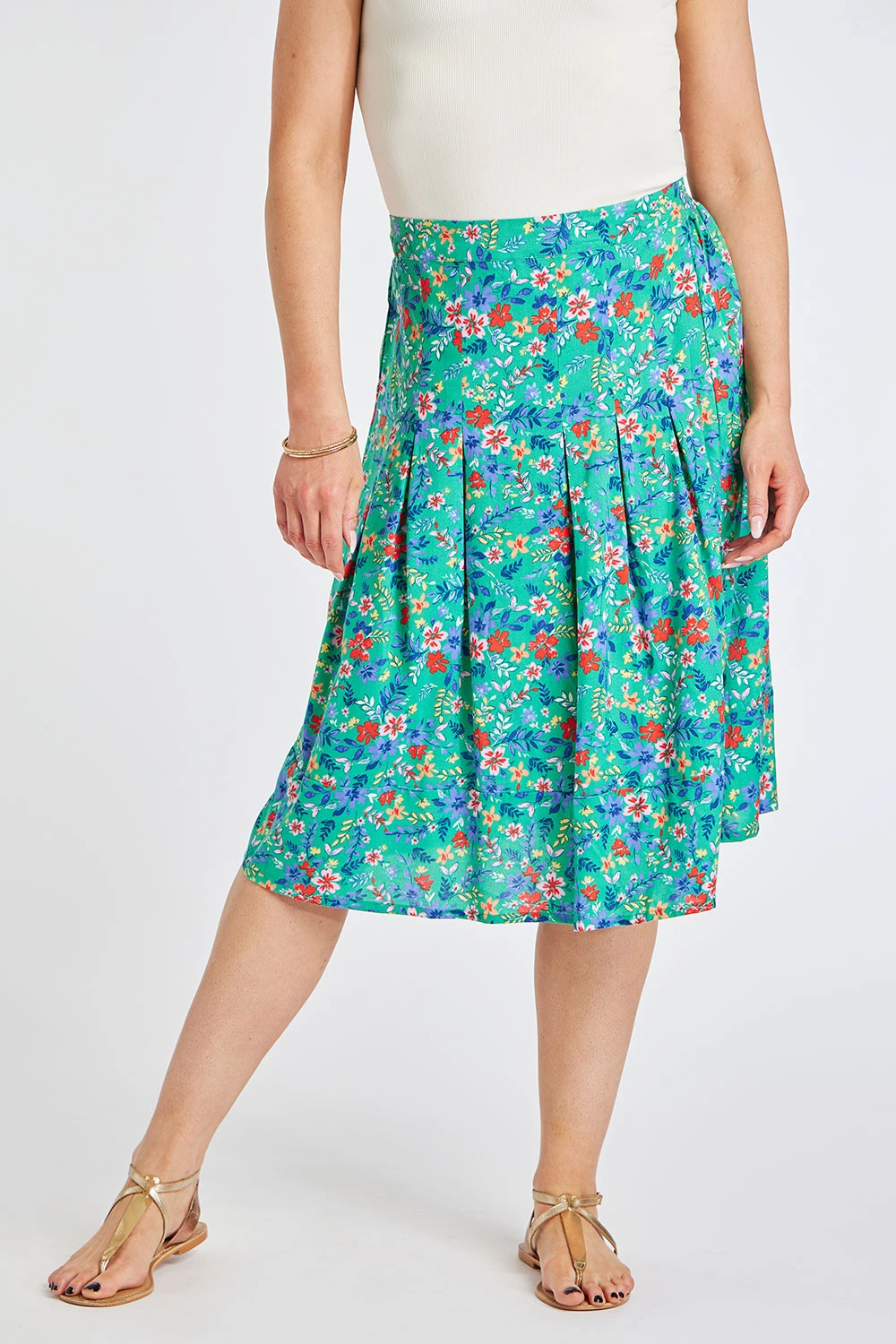 Multi Ditsy Flippy Skirt