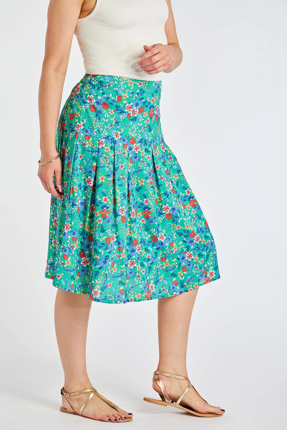 Multi Ditsy Flippy Skirt - Image 5