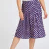 Foulard Dot Print Flippy Skirt