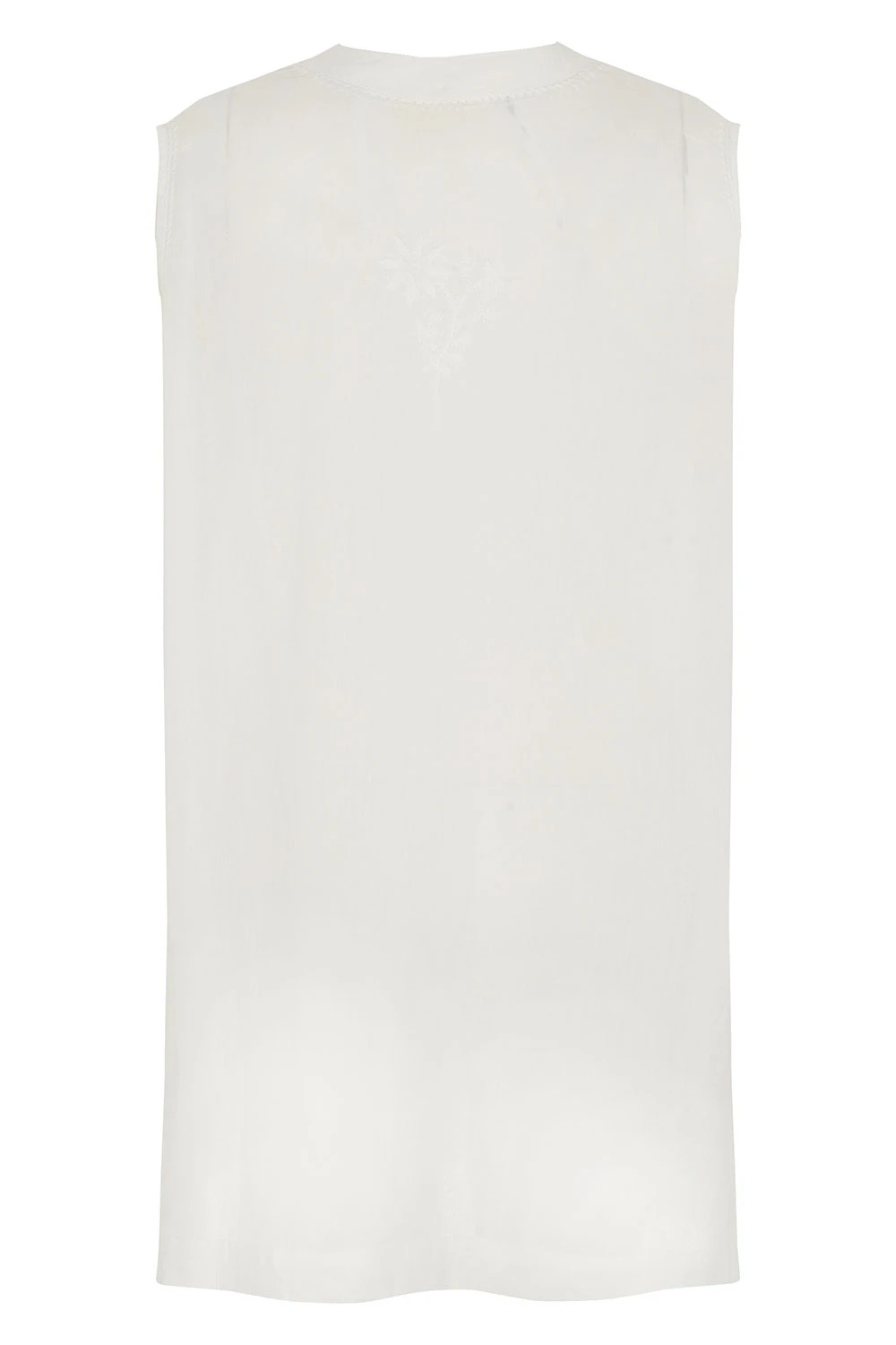 Sleeveless Broderie Top - Image 3