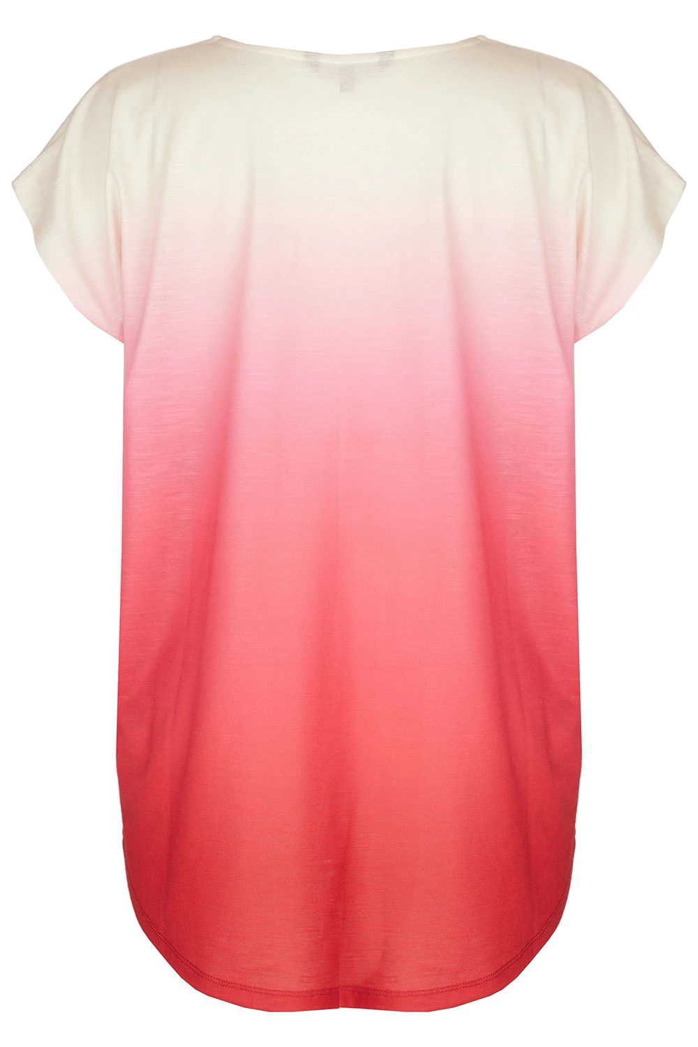Short Sleeve Ombre Design T-Shirt With Hotfix Detail - Image 3