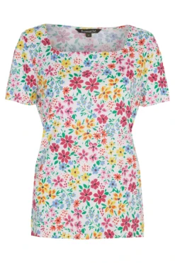 Short Sleeve Ditsy Floral T-Shirt