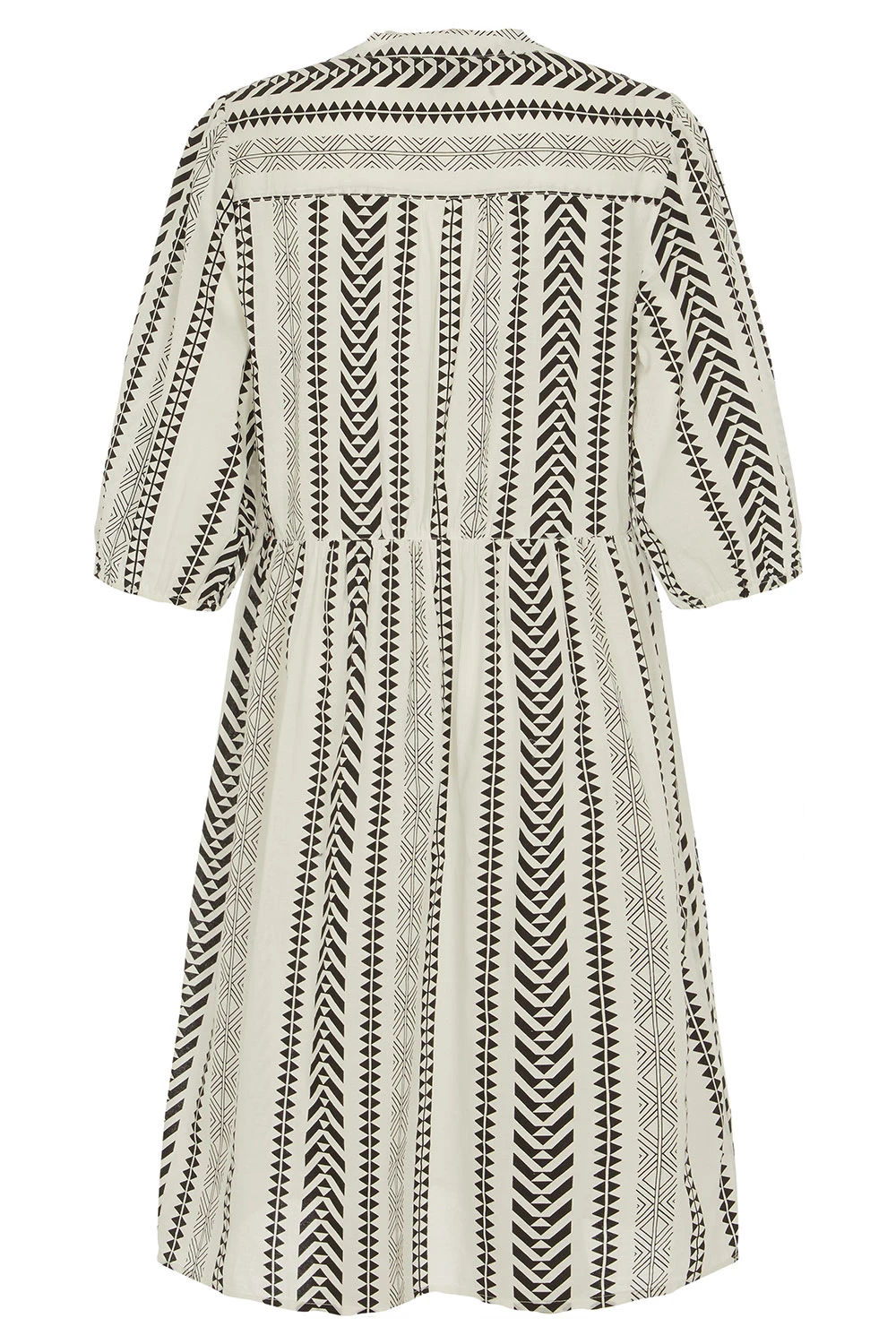 Jacquard Print Striped Dress - Image 3