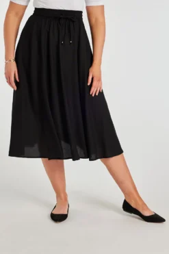 Plain Drawcord Skirt