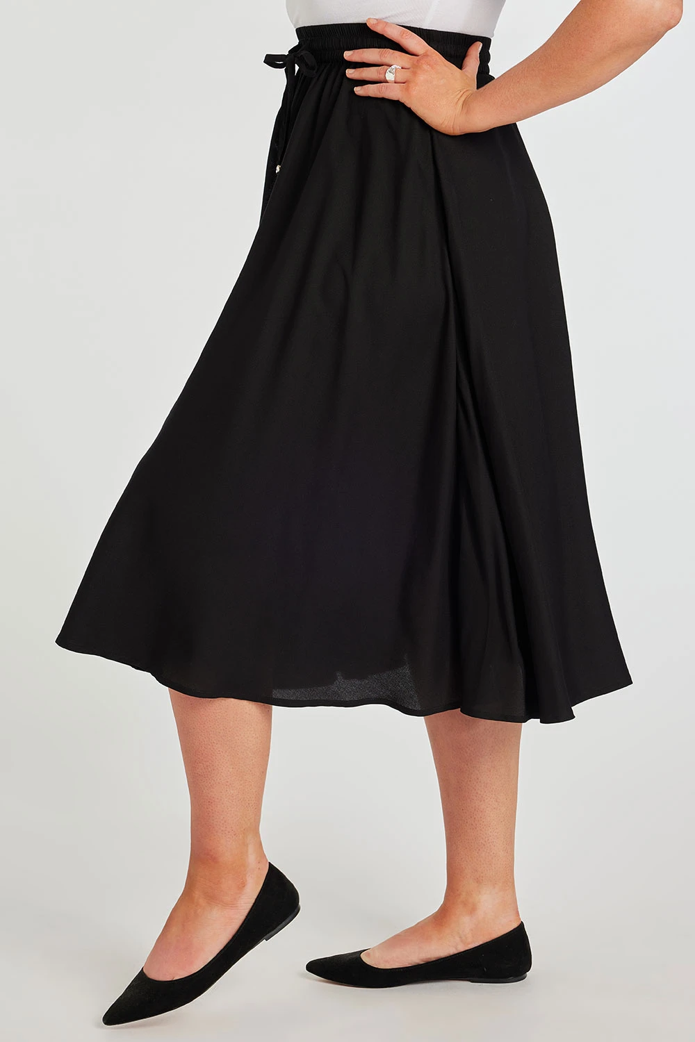 Plain Drawcord Skirt - Image 5