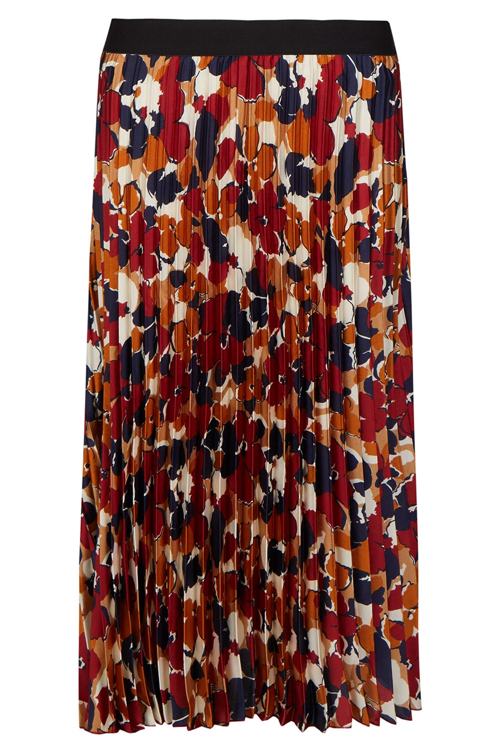 Elasticated Floral Pleated Skirt - Image 2
