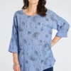 Long Sleeve Floral Tunic With Pocket Detail