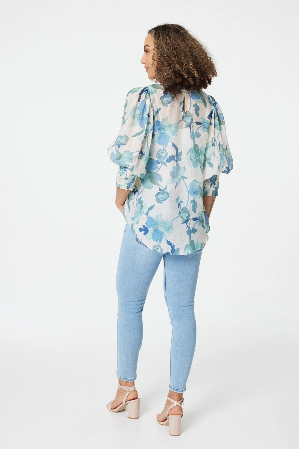 Stella Morgan - 3/4 Sleeve Floral Blouse - Image 4