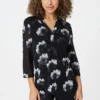 Stella Morgan - 3/4 Sleeve Watercolour Floral Wrap Tunic