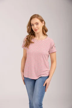 Mudflower - Embroidery Sleeve T-Shirt