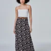 Izabel London – Ditsy Floral Ankle Length Skirt